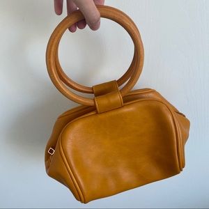 Vintage orange ring bag